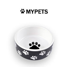 Load image into Gallery viewer, New Dog Cat Bowls Ceramic Travel Cartoon Letter Cat Feeding Feeder Water Bowl for Pet Dog Cats Puppy Outdoor Food Dish
