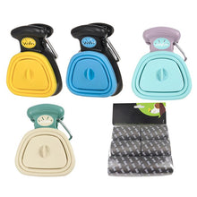 Load image into Gallery viewer, Dog Pet Travel Foldable Pooper Scooper With 1 Roll Bags Poop Scoop Clean Pick Up Excreta Cleaner Outdoor Pet Supplies Dropship
