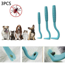 Load image into Gallery viewer, 3PCS 2 Colors Fleas Lice Twister Hook Tools Dog Cat Pet Cleaner Pet Supplies Tick Remover Tool Tweezers Puppies Drop Shipping
