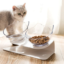 Load image into Gallery viewer, Anti-Vomiting Orthopedic Pet Bowl BPA &amp; Toxic Free Plastic Pet Neck Bowl Cat Dog Protect Cervical Bowl 1PCS
