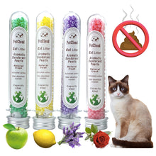 Load image into Gallery viewer, 4 Aromatic Cat Litter Deodorant Beads Odor Activated Carbon Absorbs Pet Removaling Excrement Stink Deodorizing Cleaning Supplies
